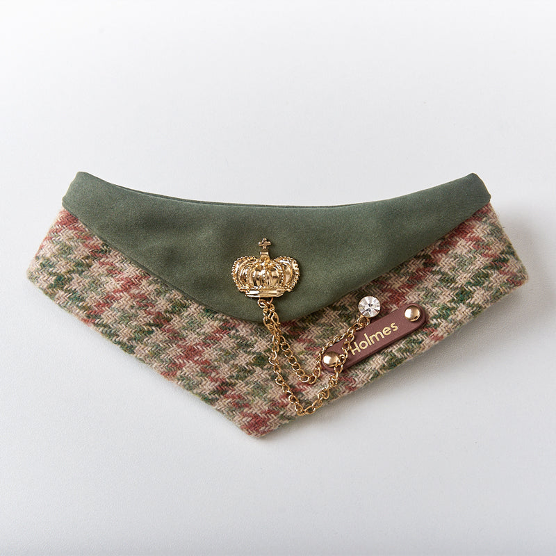 Personalized Pet Bib – Custom Name Bandana with Fasteners