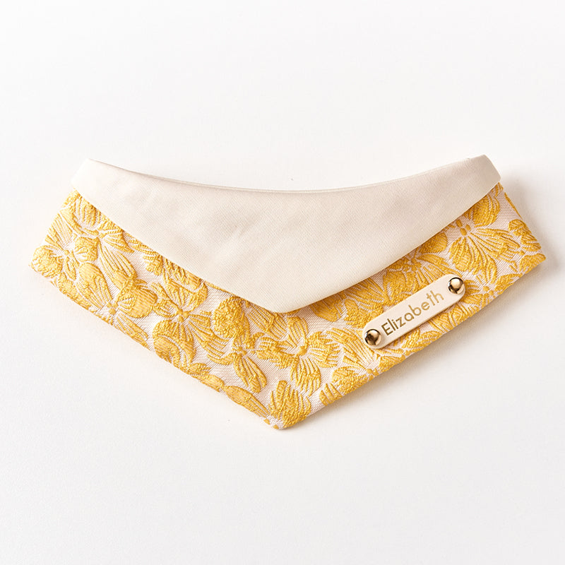 Personalized Pet Bib – Custom Name Bandana with Fasteners