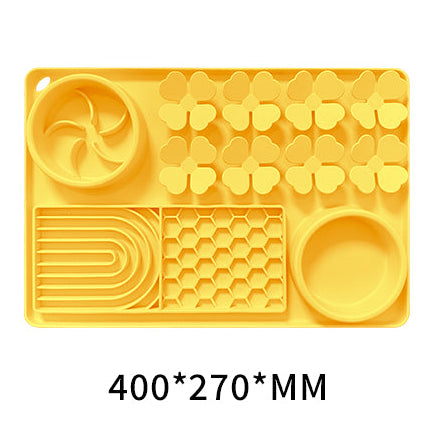 5-Zone Slow Feeder Pet Licking Mat