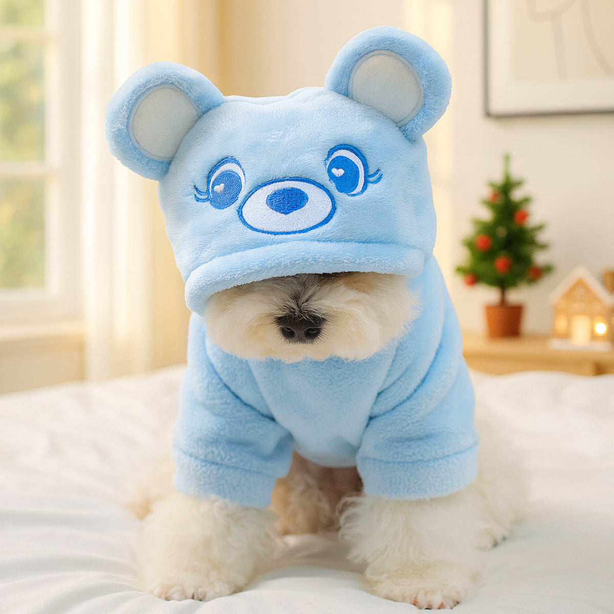 Cozy Fleece Winter Pet Costume Set – Cute Transform Outfits for Dogs & Cats