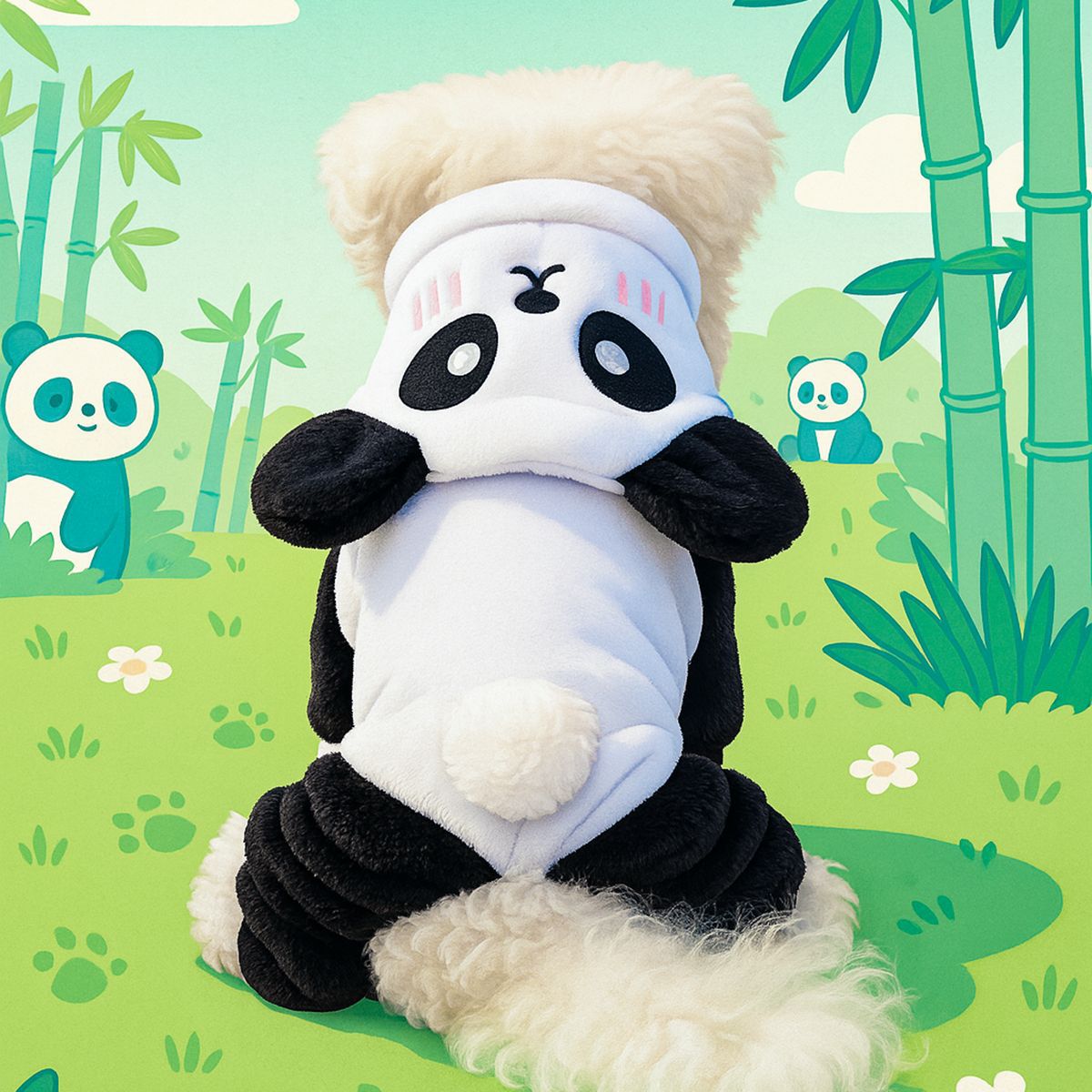 Cozy Fleece Winter Pet Costume Set – Cute Transform Outfits for Dogs & Cats