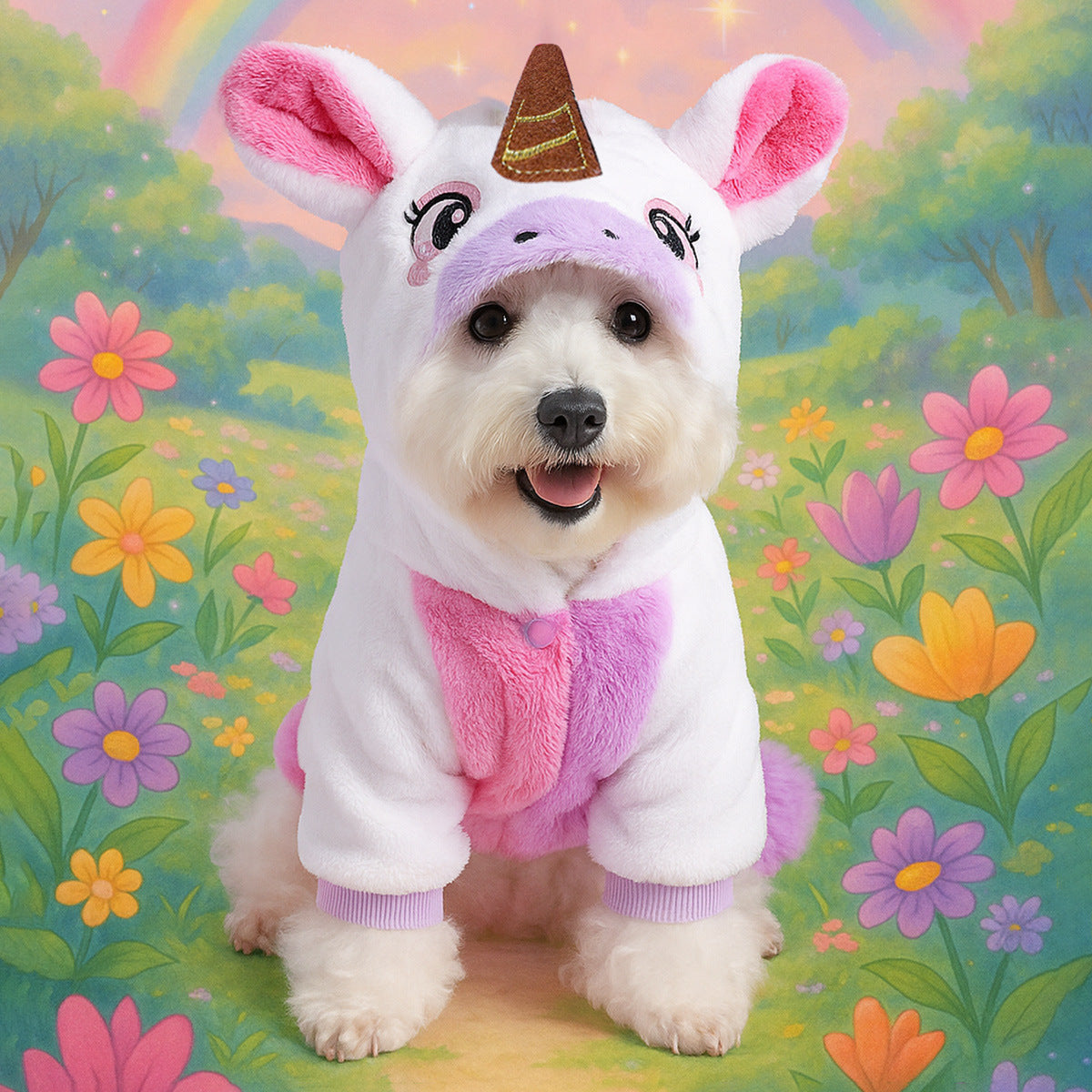 Cozy Fleece Winter Pet Costume Set – Cute Transform Outfits for Dogs & Cats