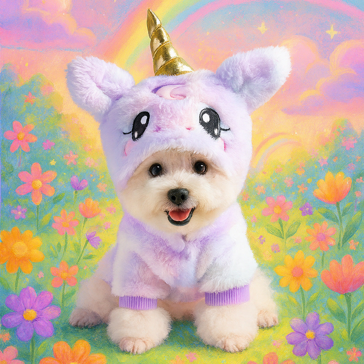 Christmas Cozy Fleece Pet Costume Set – Festive Transform Outfits for Dogs & Cats