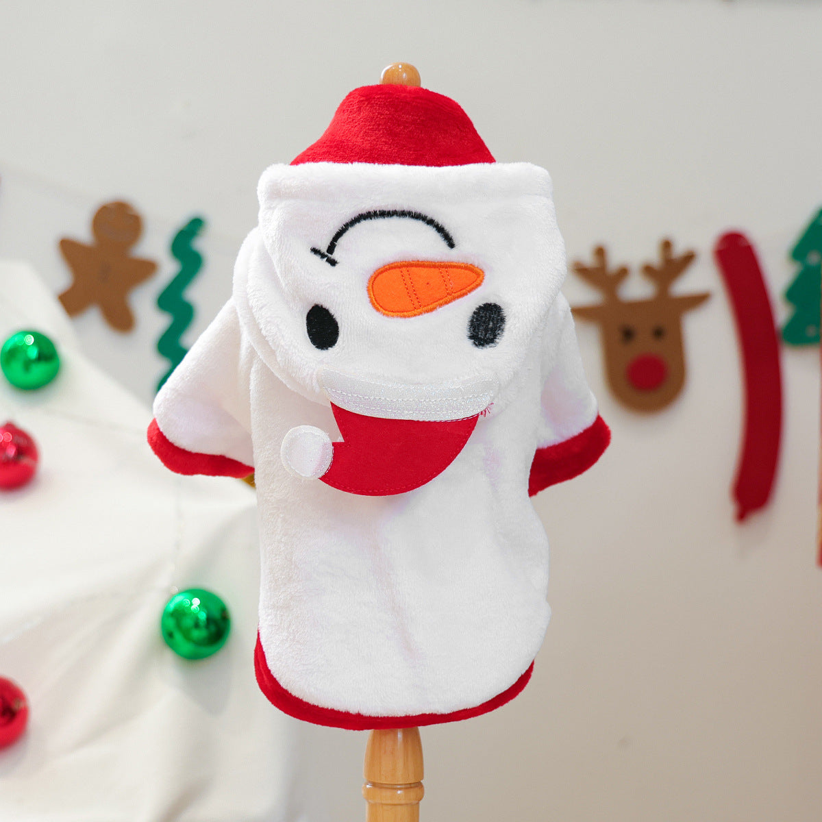 Christmas Cozy Fleece Pet Costume Set – Festive Transform Outfits for Dogs & Cats