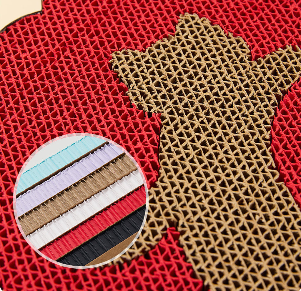 Wall-Mounted Cat Scratcher – "Fortune" Collection