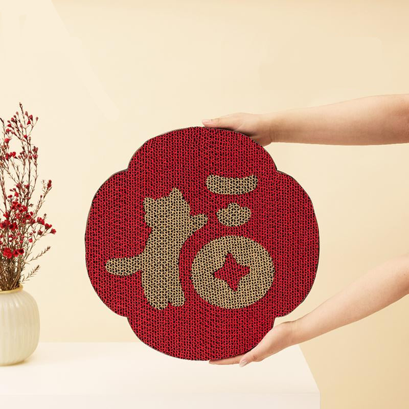 Wall-Mounted Cat Scratcher – "Fortune" Collection